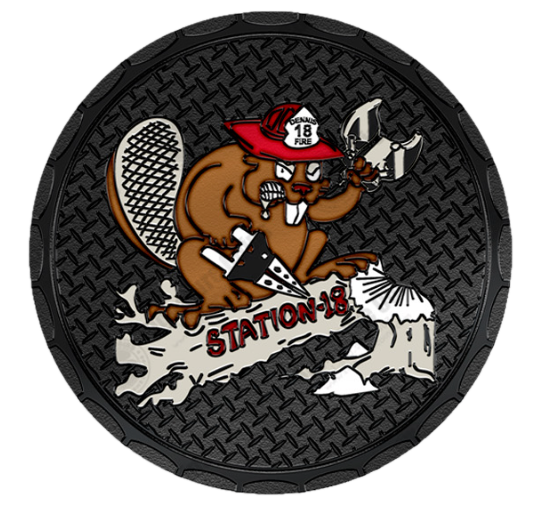Beaver Dennis Fire Challenge Coin